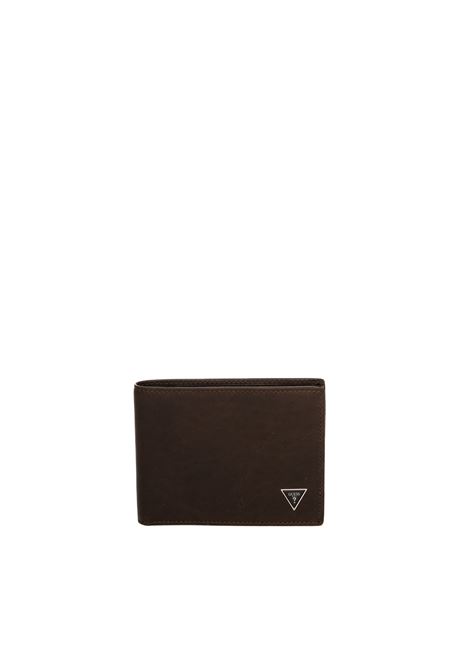 dark brown roma wallet GUESS | SMROVL LEA20ROMA-DKB